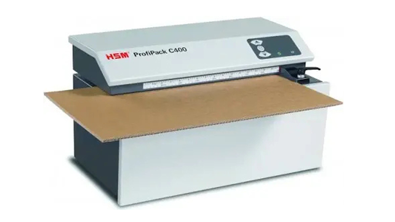 IMG -Broyeuse de carton utilisée chez A2V pour réduire les déchets